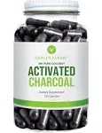 Antler Farms - 100% Pure Coconut Activated Charcoal, 180 Capsules 260mg - Wild Harvested, Virgin Coconut Shell, USP Food Grade, Steam Activated, Ultra Fine