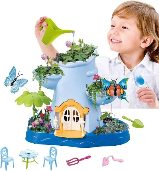 Magical Garden Growing Kit Includes Tools Seeds Soil Flower Plant Tree Intera...