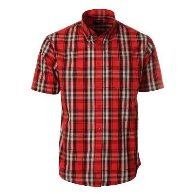 Gioberti Men's Plaid Short Sleeve Shirt