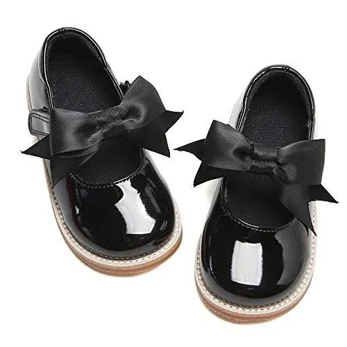 Kiderence Toddler Little Girls Mary Jane Dress Shoes School Oxford for Girls Flats