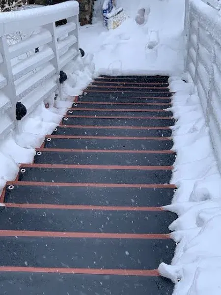 HeatTrak Heated Snow Melting Mats for Stairs