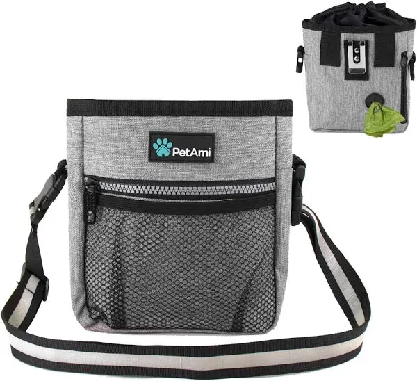 PetAmi Dog Treat Pouch Pet Treat Pouch For Training Dog Walking Bag Holder For Kibbles