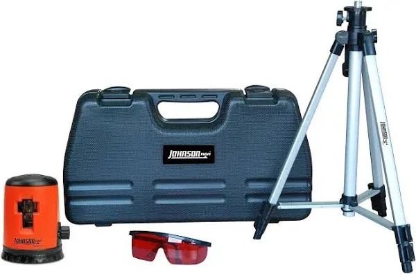 Johnson Self-Leveling Cross Line Laser Level Kit