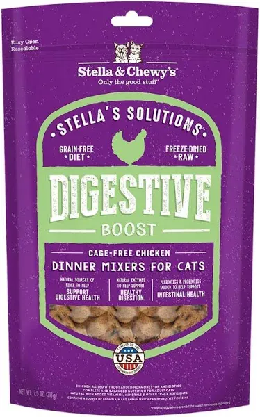 Stella & Chewy's Solutions Digestive Boost Dinner Morsels Cat Food - Chicken - 7.5 oz.