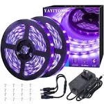 YAYIT 40 Foot LED Black Light Strip Kit