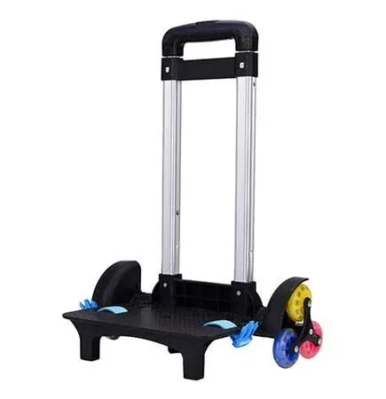 Ivyh Folding Hand Truck Backpack Trolley Portable Wheeled Luggage Cart