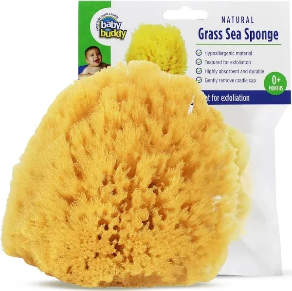 Baby Buddy Natural Baby Bath Sponge 4inch Ultra Soft Sea Wool Biodegradable 4pk  | eBay