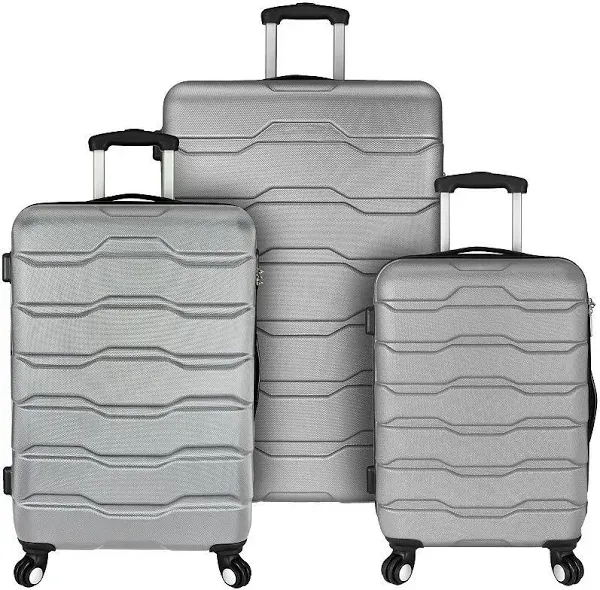 Elite Luggage Omni 3 Piece Hardside Spinner Luggage Set