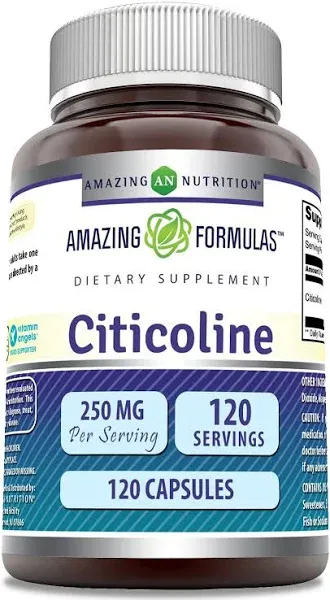 Amazing Formulas Citicoline 250 Mg Capsules