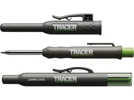 Tracer Deep Pencil Marker - Replacement Lead (6 Pack) - Site Holsters - All In One Marking Kit - Built For Construction