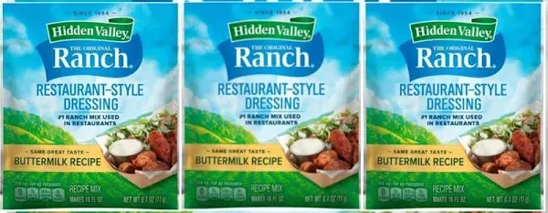 Hidden Valley Buttermilk Ranch Salad Dressing Seasoning Mix