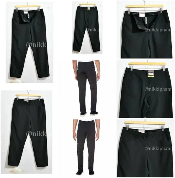 Men&#x27;s 5 Pockets Performance Pant, Kirkland Signature, 34X30, Black, NWT