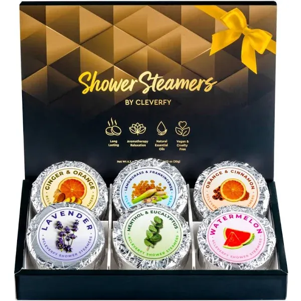 Cleverfy Men's Aromatherapy Shower Steamers