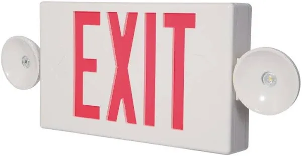 Cooper Lighting Sure-Lites LPXC Series LPXC25 Emergency Light Exit Sign Combo