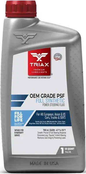 Triax OEM Grade PSF Power Steering Fluid