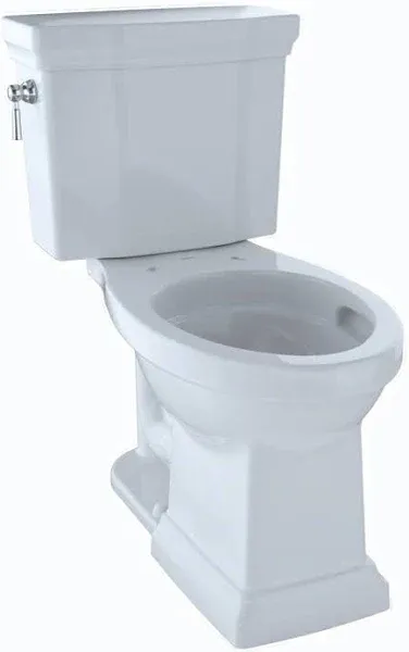 TOTO Promenade II Two-Piece Elongated 1.28 GPF Universal Height Toilet with CeFiONtect CST404CEF