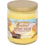 Smoke Odor Exterminator 13 oz Jar Candle Pineapple Coconut