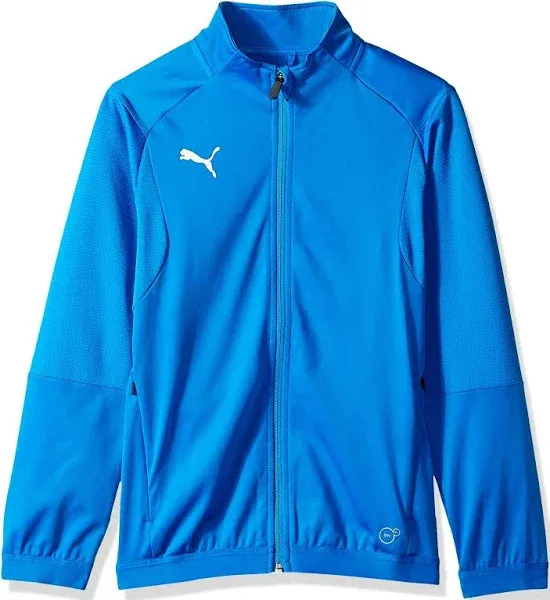 Shop Blue Boys Puma Liga Training Full Zip Jacket (Youth)