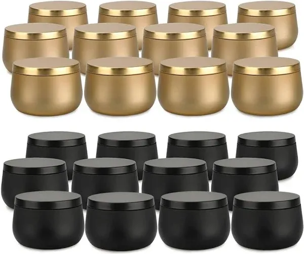 8oz Candle Tins with Lids