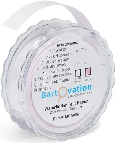 Bartovation™ Water Detection Test Paper