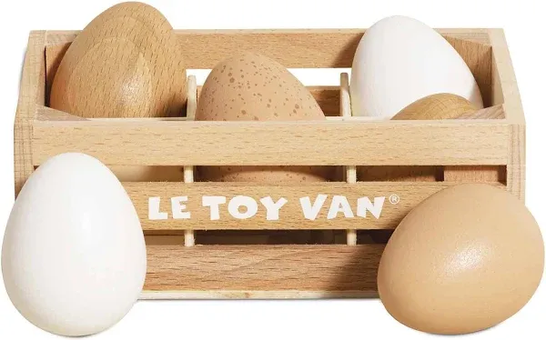 - Wooden Honeybee Market Farm Eggs Half Dozen Crate | Perfect for Supermarket...