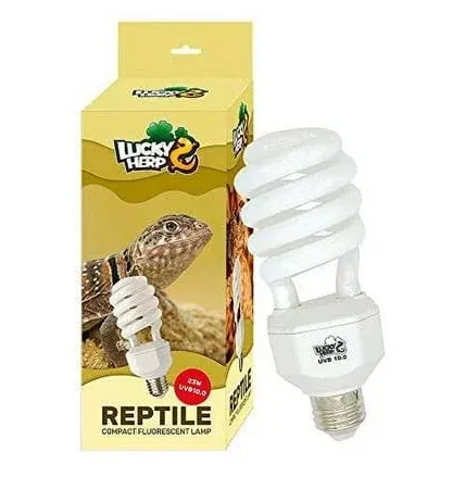 UVA UVB Reptile Light 10.0, Desert UVB 150 Compact Fluorescent Lamp, UVB Ligh...