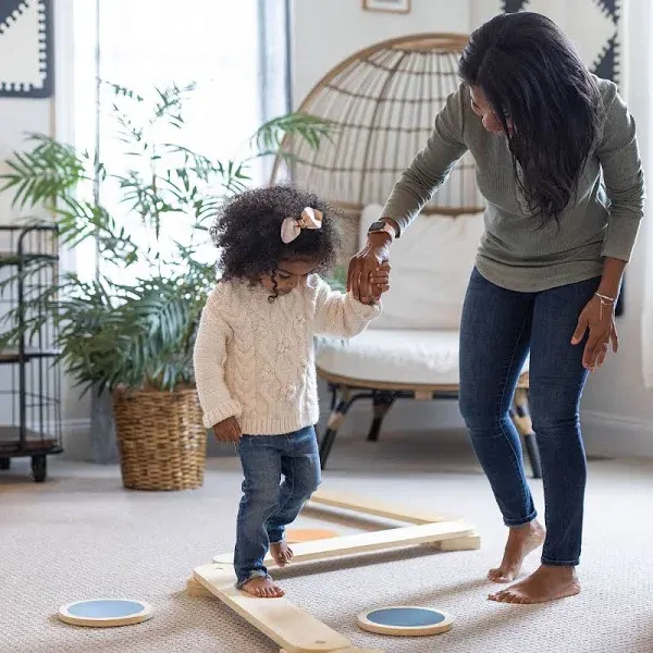 Little Partners Balance Beam Kit - Natural