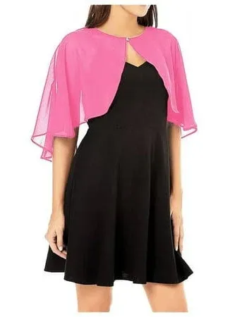 SOFT Capelets capes Shawls and Wraps for Dress Pink