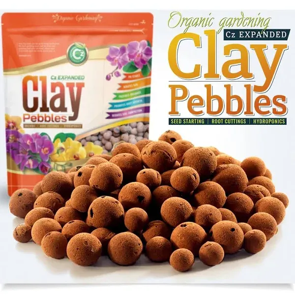 Organic Expanded Clay Pebbles Grow Media for Orchids