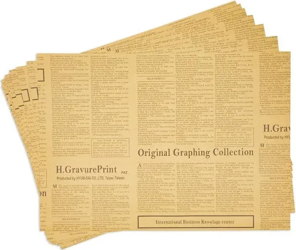 Juvale Newspaper Wrapping Paper