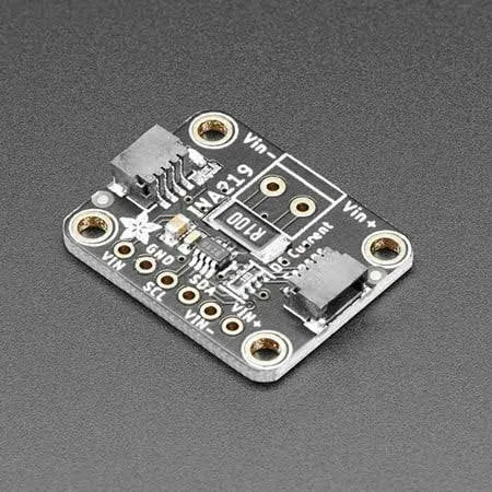 Adafruit INA219 DC Sensor Breakout, I2C, 26V ±3.2A Max for Arduino, 904