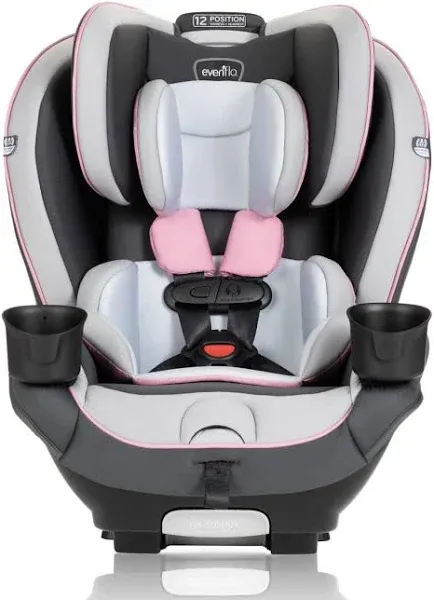 New Evenflo EveryKid 3-in-1 Convertible Car Seat (Oneida Pink)