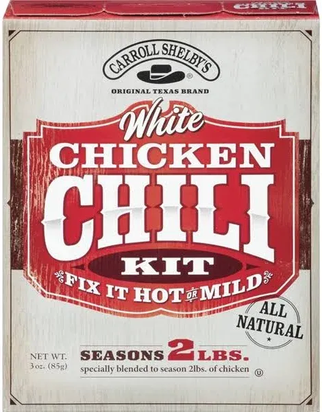 Carroll Shelby's White Chicken Chili Kit