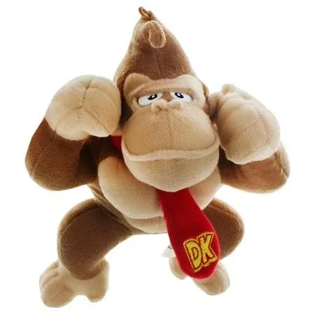 Nintendo Super Mario Donkey Kong Plush 10 Inch 2020 With Tags