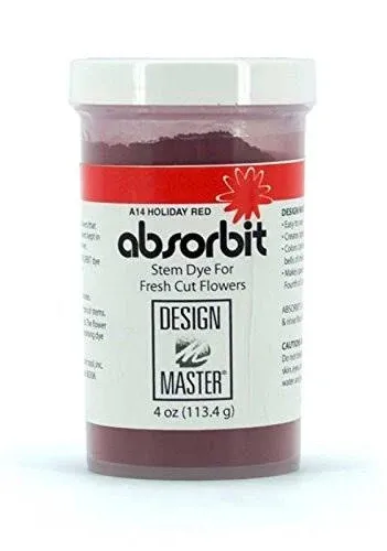 Design Master Absorbit Stem Dye For Fresh Cut Flowers Matte Finish Systemic