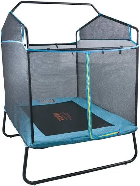 VEVOR 6FT Trampoline 72" Indoor/Outdoor Trampoline, Mini Trampoline with Safety Enclosure Net, Gymnastics Bar, Hammock, Recreational Trampoline Birthday