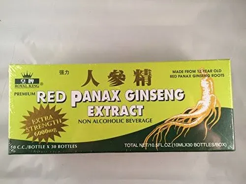 Royal King Red Panax Ginseng Extract 6000mg 30