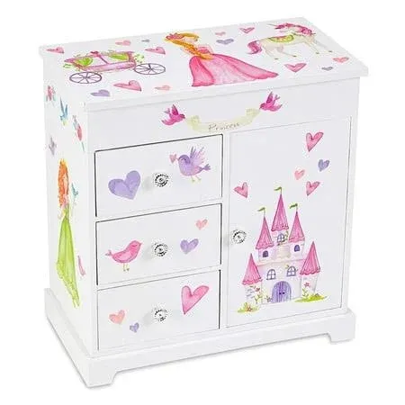 Jewelkeeper Unicorn Musical Jewelry Box with 3 Pullout Drawers