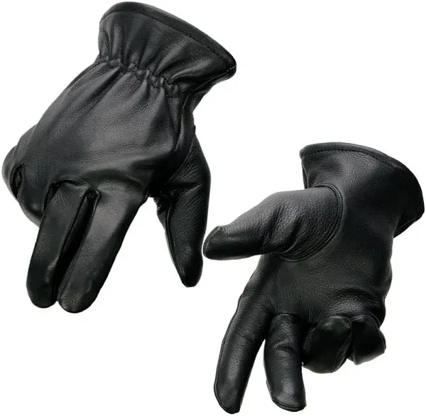 Milwaukee Leather 858 Men&#039;s Thermal Lined Deerskin Motorcycle Hand Glove W/Sinch