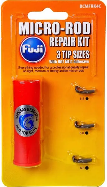 Fuji Micro Guide Rod Tip Repair Kit, BCMFRK4C - Dark Gray