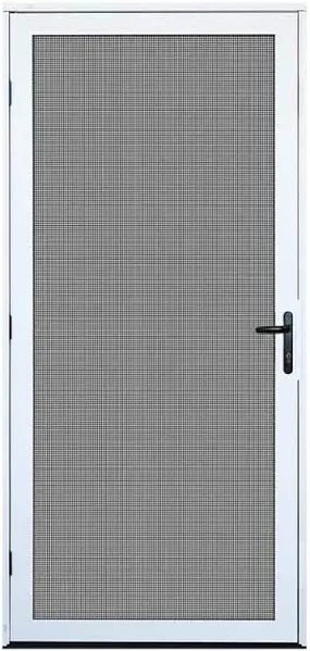 Unique Home Designs Security Door w/ Meshtec Screen 32&#034;X80&#034; Aluminum Desert Sand