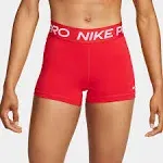 Nike Women's Pro 3" Shorts Red