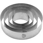 Cake Ring Setcake Mold Setpastry Ringmousse Ringring Mold For Baking4/6/8/10 Inc