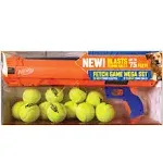 Nerf Gun 20" Blaster Dog Toy and 12 Squeak Tennis Balls