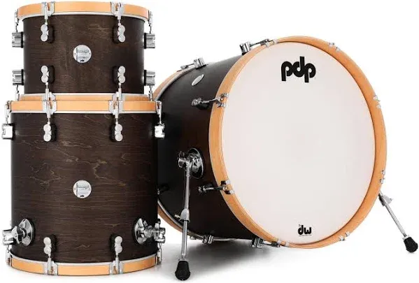 PDP Concept Maple Classic 3-piece Shell Pack -22&#034; Kick - Walnut with Natural