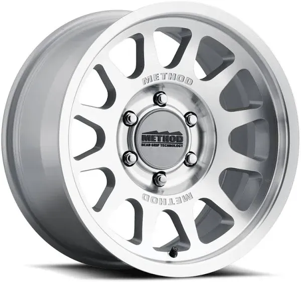 Method Race Wheels MR703 Bead Grip 17x8.5 5x5&#034; +0mm Machined Wheel Rim 17&#034; Inch