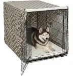 QuietTime Defender Covella Dog Crate Cover (Brown - 48 inch Crate), Midwest