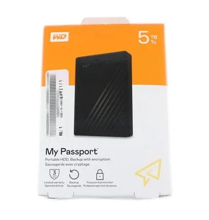 WD My Passport Portable Hard Drive WDB