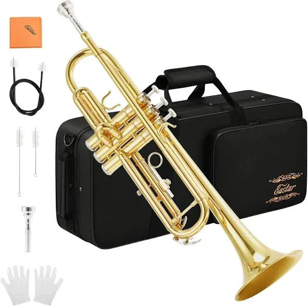 New Trumpet Eking Standard Gold Brass KTR 400