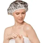 Kitsch Aluminum Foil Hair Heat Cap for Deep Conditioning - Reusable Heating Cap for Deep Conditioner, Tin Foil Hat & Deep Conditioning Heat Cap for Hair Treatments, Processing Cap for Hair, Foil Cap